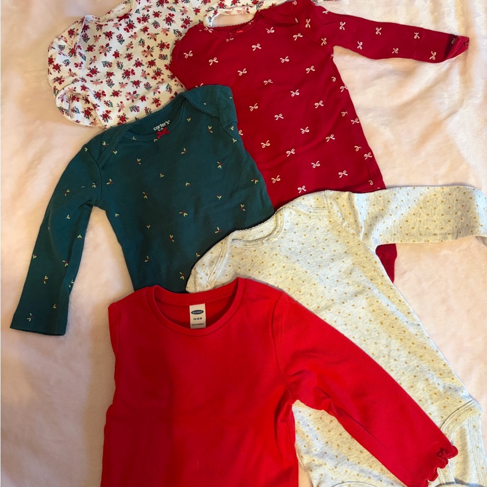 Assorted Kids Long Sleeve Onesies